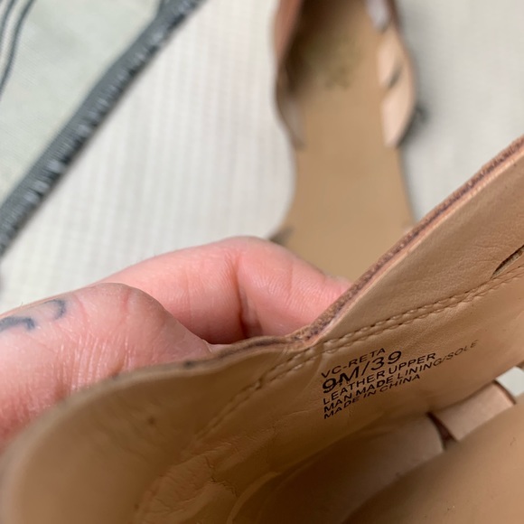 VINCE CAMUTO Reta D’Orsay Woven Flats - Picture 6 of 6